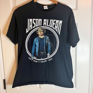 Jason‎ Aldean They Don’t Know Tour Tee, Size Large. Great Condition.